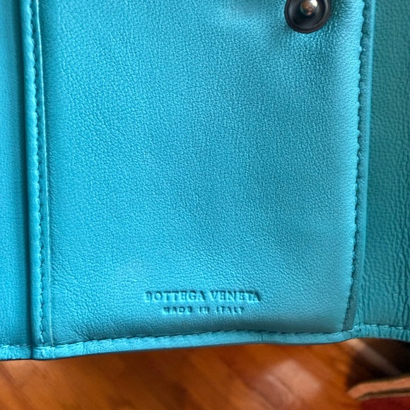 Bottega Veneta Teal Leather Women’s wallet - Picture 8 of 10